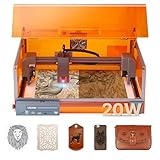 VEVOR Lasergravierer, 20 W, Lasergravur- & Schneidemaschine mit Gehäuse,...