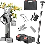 Professionelle Elektrische Gartenschere, 21V Schnurlose Akku Astschere für...