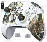 EasySMX X15 Controller PC, PC Controller Wireless mit 7 RGB Licht, Gaming...