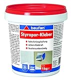 Baufan Styroporkleber - 1kg I Monatgekleber für Decken- & Isolierplatten,...