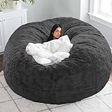 FANNIEHOME Großer Sitzsack für Erwachsene und Kinder, ohne Füllung,...