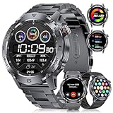 FOXBOX Smartwatch Herren mit Telefonfunktion,1.43' AMOLED Always-On...