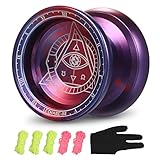 Lixada Professionelles Yoyo Competitive Aluminium Yoyo Ball mit 5 Schnüren...