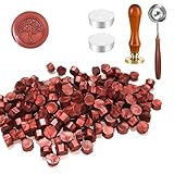 Wachssiegel Stempel Set, 200 Stück siegelwachs mit 1 Lebensbaum...