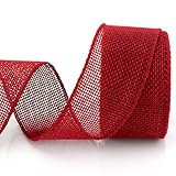 Juteband,Juteband Rot,Juteband Breit,Juteband Natur,Jute Ribbon,Juteband...