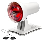Gaethra Infrarotlampe 150W mit 4 Temperaturstufen & 3 Timer, Einstellbarer...