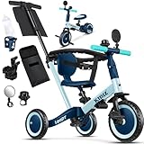 Kidiz® 6in1 Laufrad Dreirad | Laufräder Lauffahrrad Kinderdreirad ab 1...