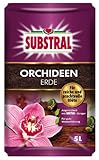 Substral Orchideenerde, 5 l, Kultursubstrat aus Pinienrinde, mit Substral...