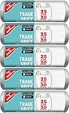 Gut & Günstig 150 Müllbeutel/Mülltüten mit Tragegriff, 25 Liter, 30...