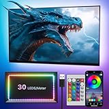 Lphianx LED Lights for TV, 5M TV Led Lights for 65-75 inch, Cuttable, Music...