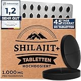 Mumijo Shilajit Tabletten Hochdosiert – 45.000 mg | 90 Tabletten | Reines...