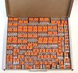 Wago 221 Kabelverbinder Set 75 Stück (25x221-412, 25x221-413, 25x221 415)...