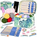 Coopay Stricken für Anfänger Set, 50 Stück Bambus Stricknadeln Set mit...