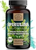 Spirulina -6000mg je Tagesdosis- 600 Spirulina Tabletten - WICHTIG: 100%...