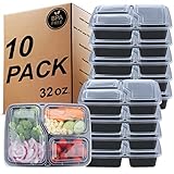 KINGHON 3-Fach Meal PREP Container - Bento Lunch Boxen,BPA frei...