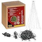 Idena 31108 - LED Lichterkette mit 280 LEDs in Warmweiß, NewTec...