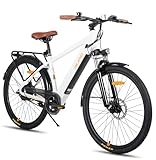 Hiland 26 Zoll Elektro-Mountainbike mit 250W Motor & 36V 7.8Ah Akku,...
