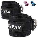 FEVAN 2 Stück Fußschlaufen Kabelzug - Ankle Straps für Frauen und...