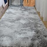 ABWXN Hochflor Teppich Flauschig 60x120 cm Flauschiger Teppich, Modern...