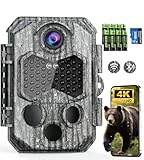 Wildkamera mit Handyübertragung App, 84MP 4K WLAN Wildkamera mit 8...