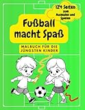 Fußball macht spaß, Malbuch für die Jüngsten Kinder: Interaktives...