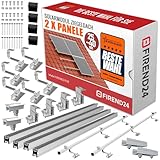 SET 2x PV-Module, PV, Photovoltaik, Aufständerung, Dachhalterung,...