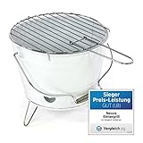 Nexos Eimergrill Minigrill Partygrill Grilleimer Picknick weiß...