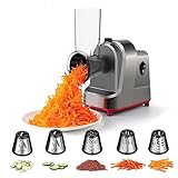 Elektrische Käsereibe Gemüsehobel - Elektrische Drehreibe Chopper Salat...