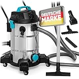 TEICHER Schlammsauger Wasserrückführung Groß 1200 Watt Teichsauger...