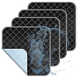 4 Stück Waschbare Inkontinenz Stuhlauflage, wasserdichte Sitzunterlage,...