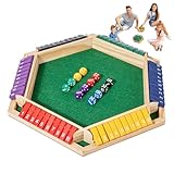 Shut The Box Gesellschaftsspiel – Würfelspiel für 6 Spieler |...