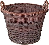 Kartoffelkorb Ø 60cm Weidenkorb Erntekorb Kaminholzkorb Obstkorb Füllkorb...