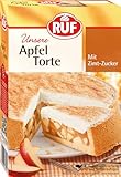 RUF Apfeltorte, Backmischung für eine Apfel-Torte mit Sahne-Creme und...