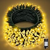 Zexwixs Lichterkette Außen 30M 230LED, Lichterkette Weihnachtsbaum...