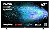 DYON Smart 42 AD-2 105cm (42 Zoll) Android TV (Full-HD, HD Triple Tuner,...