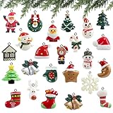 Naler 24-teilig Weihnachtsanhänger Christbaum Deko Weihnachtsbaumschmuck...