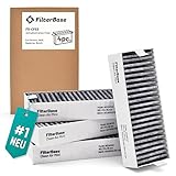 FilterBase® Clean Air Aktivkohlefilter 4 Stück - Filter Set passend für...