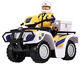 Simba 109251093 - Feuerwehrmann Sam Polizei Quad, mit Malcolm Figur, mit...