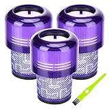 V11 Filter für Dyson 3 Stück Ersatz Filter für Dyson V11 Waschbar Filter...