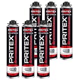 PRITEX – Brunnenschaum 6 x 750 ml zur Montage von Brunnenschachtringen &...