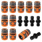 Schlauchverbinder Set, 15 Stück Schlauch Kupplung Set Schlauchkupplung...