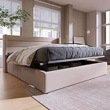 Moimhear Stauraumbett Polsterbett Hydraulisch Doppelbett 160x200cm,...