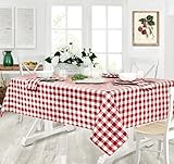 Home Bargains Plus Rustikale Tischdecke aus Baumwolle, rustikales...