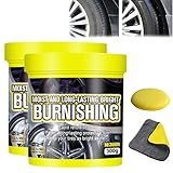 Tire Maintenance and Coating Paste, Car Tire Coating Wax, Tyre Protective...