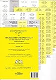 DürckheimRegister WICHTIGE WIRTSCHAFTSGESETZE (BGB, HGB, GmbHG, AktG,...