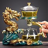 Tier-Vogel-Design Lazy Kungfu Glas-Teeservice,Teekanne mit Magnet...