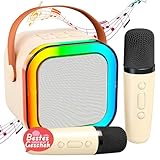 Karaoke Maschine Kinder mit 2 Karaoke Mikrofon Kinder: [Neueste] Kinder...