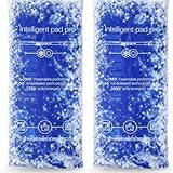 2x XXL Kühlpads - 28x12 cm Kalt Warm Kompressen blau, Groß - Wärmekissen...