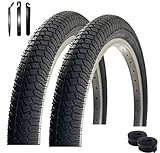 2 x VEE Rubber V186 20' Fahrradreifen Schwarz 57-406 (20 x 2.25) + 2 x...