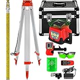 VEVOR Professional Rotationslaser max. Arbeitsbereich 500 m grün,...